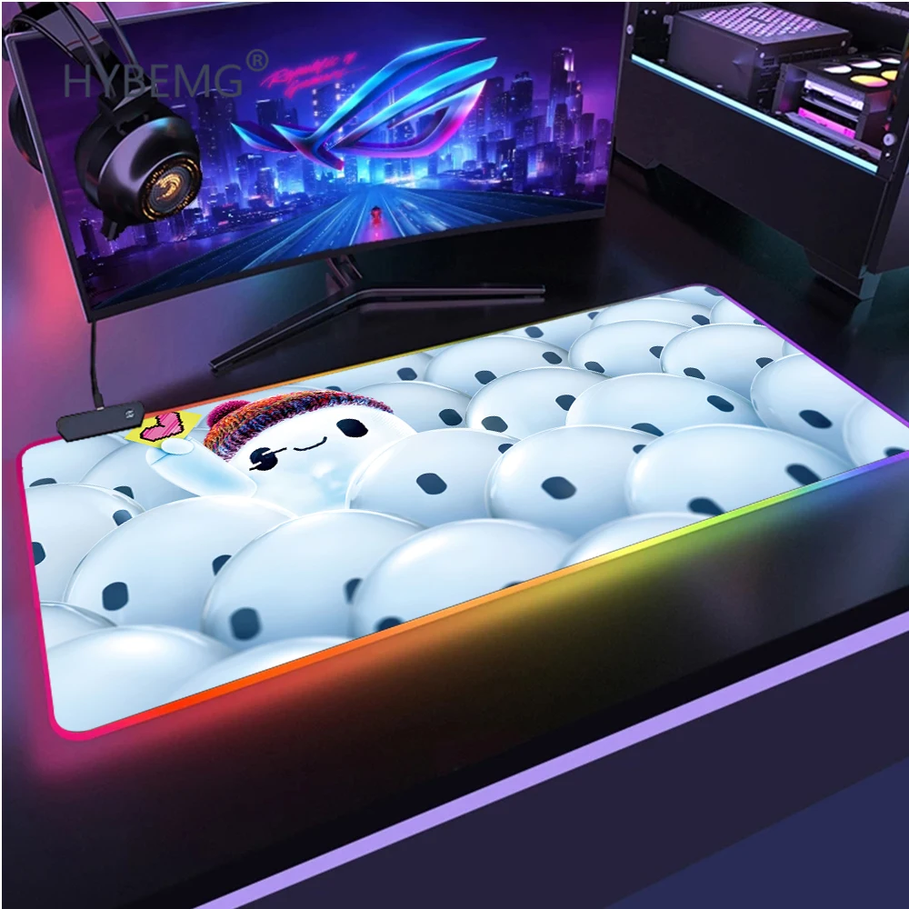 

2022 Beautiful Anime Ron’s Gone Wrong gamer play mats Mousepad Smooth Writing Pad Desktops Mate gaming RGB mouse pad girl gift