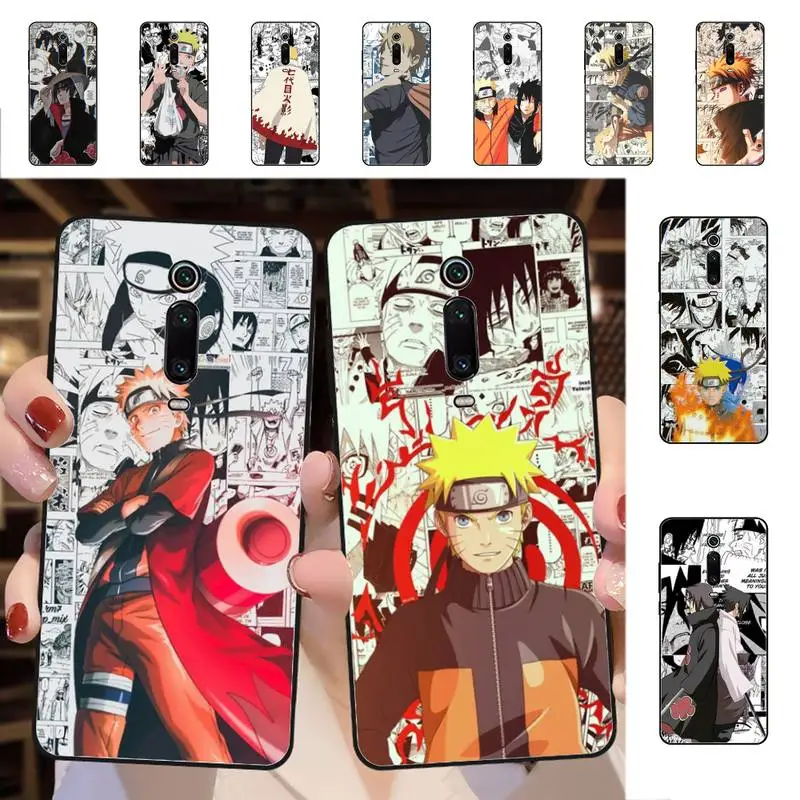 

BANDAI Naruto Manga Phone Case for Redmi 5 6 7 8 9 A 5plus K20 4X 6 cover