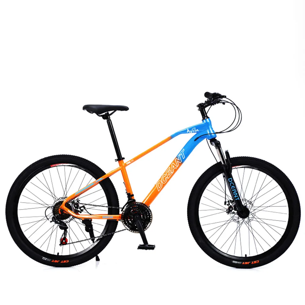 21 Speed Dual Disc Brake Oil Spring Fork Shock Absorption
