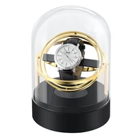 new type metal shaker mechanical watch rotating place rotating table storage box household automatic swinging watch