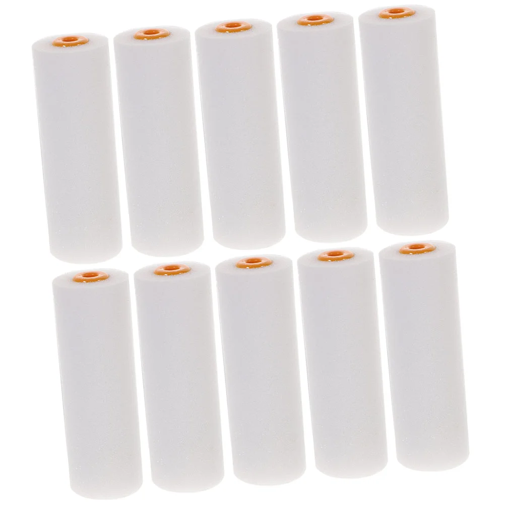 

10 Pcs Painted House Painting Supplies Replacement Roller Covers Sponge Small Sleeves