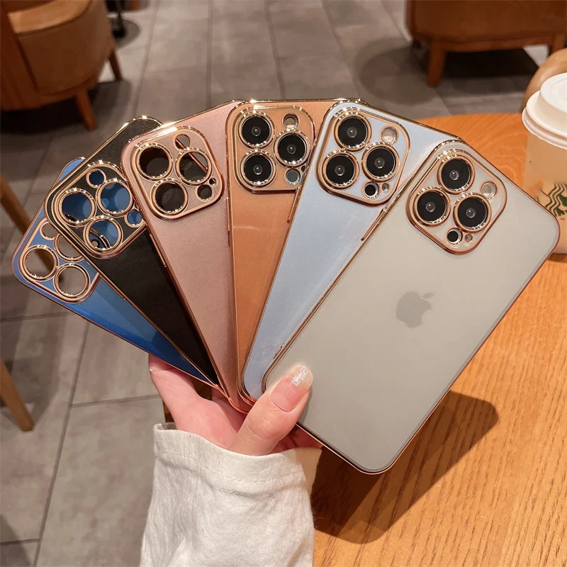 Прозрачная Противоударная Подушка 6D для IPhone 13 12 11 Pro Max Мягкая силиконовая