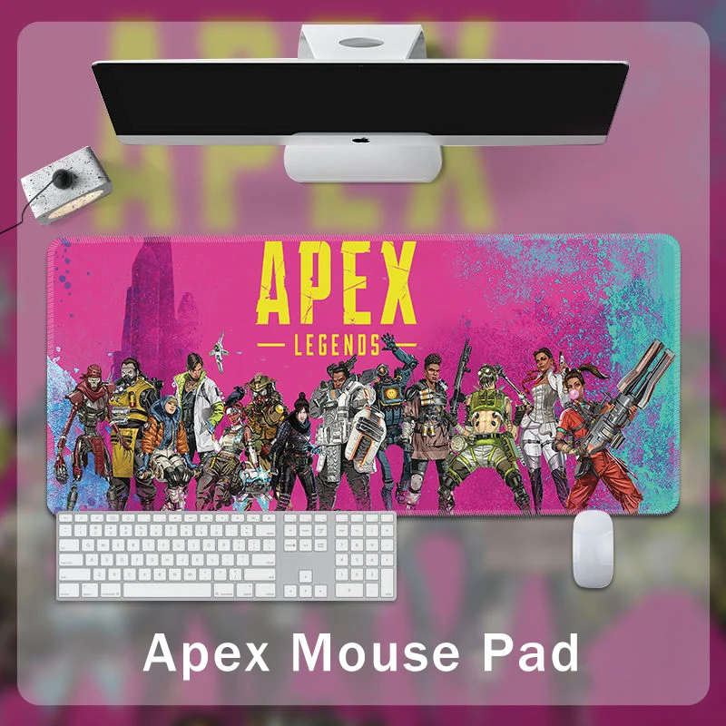 

Apex Legends Desk Mouse Pad Bloodhound Octane Wraith Caustic Wattson Revenant Loba Rampart Ban-G-Alore Game Office Accessories