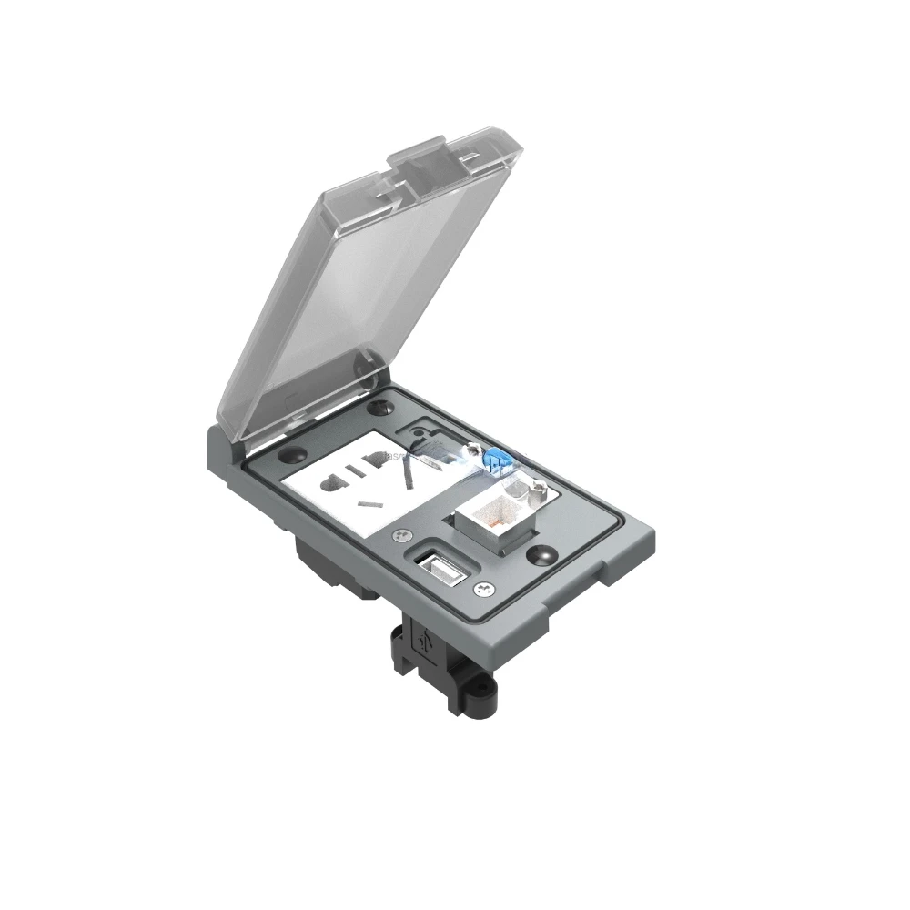 

electrical control cabinet accessorie with plug socket Communication interface
