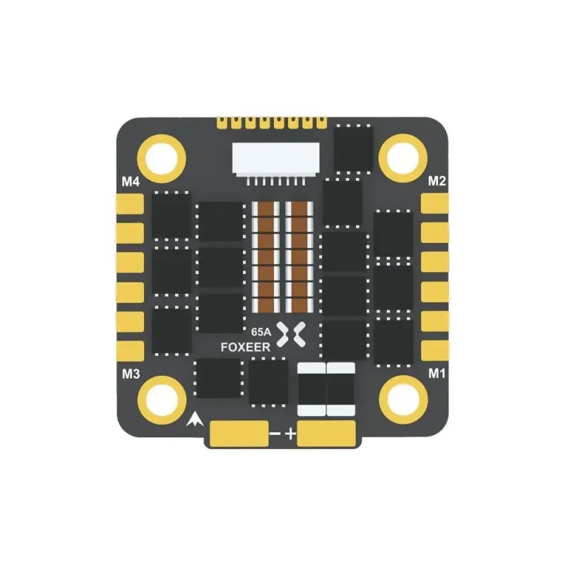 Фото Foxeer Reaper F4 128K 65A BL32 BLHeli32 4-в-1 9~40В 3-8S ESC 30.5*30.5мм M3 DShot1200 для FPV-деталей №3