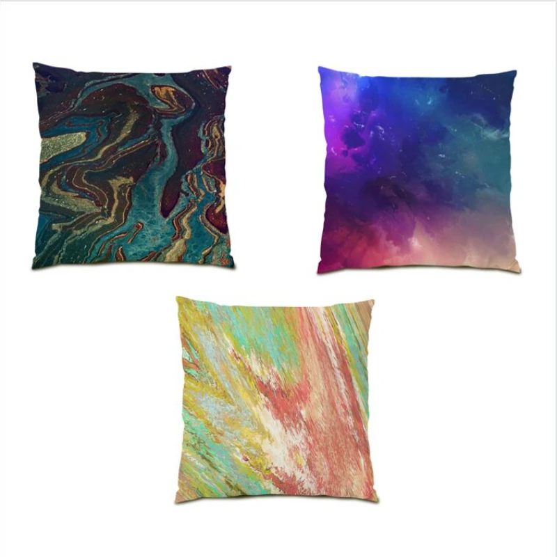 

Home Decor Sofa Cushion Cover 45x45 Color Geometry Throw Pillow Covers Living Room Decoration Simple Geometric Poster Line E0093