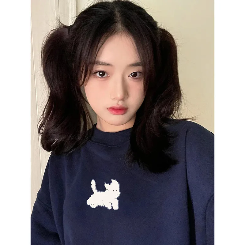 

Autumn and Winter Sweater Women Casual Loose 2022 New Round Neck Plush Plush Thick