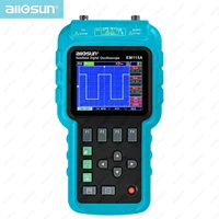 all sun em115a handheld oscillograph 3 in 1 multi function oscilloscope 50mhz color screen scope meter single channel hot sale