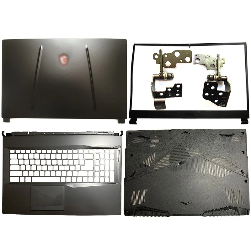 

Оригинальный новый ноутбук для MSI GP75 MS-17E1 MS-17E2 MS-17E3 LCD задняя крышка/передняя рамка/петли/Упор для рук/Нижняя крышка