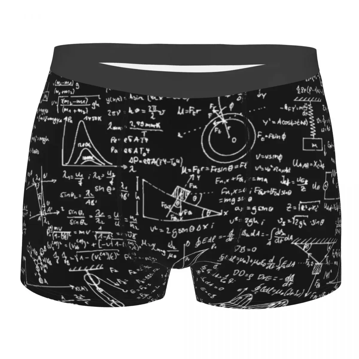 

Physics Equations Boxer Shorts Men 3D Print Male Breathbale Nerd Geek Science Math Underwear Panties Briefs