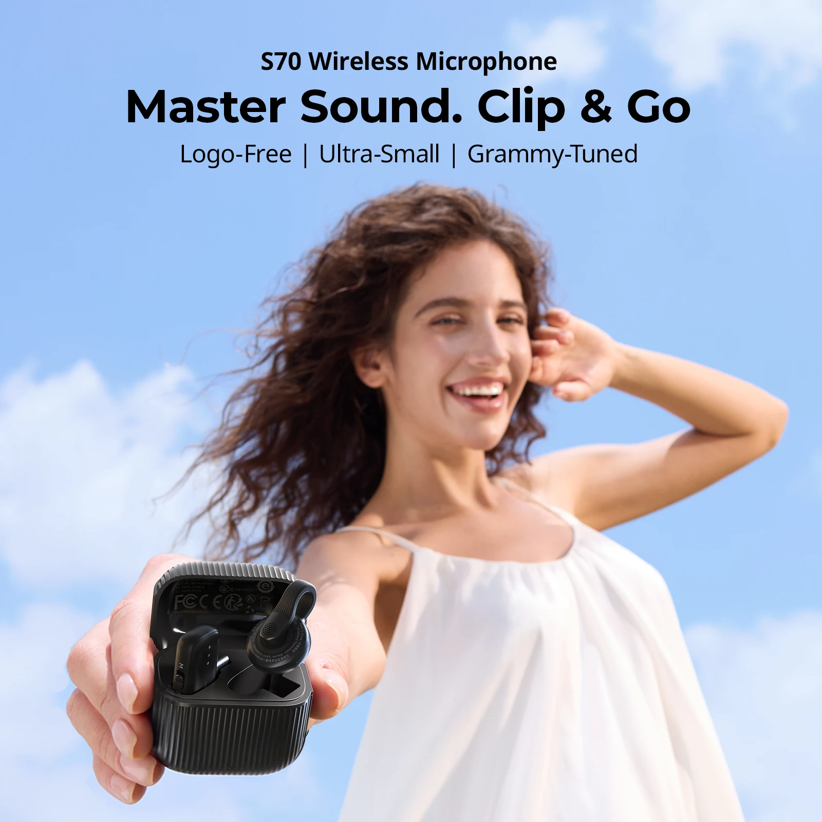 Фото Беспроводной микрофон SmallRig S70-C1 с адаптером USB-C для смартфонов, камер Sony, Canon и экшн-камер DJI 5718 №1