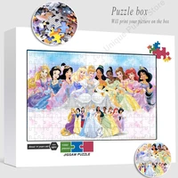 353005001000 pcs puzzles jigsaw disney princess jigsaw puzzles toys for adults children games educational toys hd print