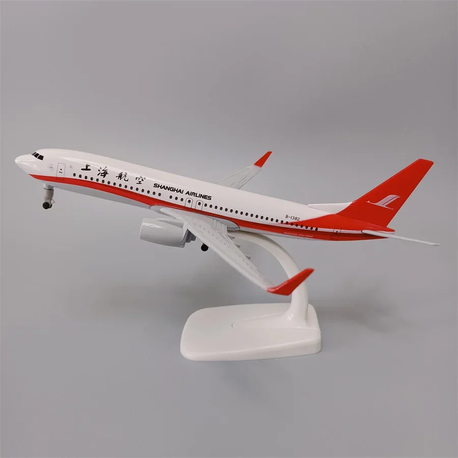 

20cm Alloy Metal China Air ShangHai Airlines Boeing 737 B737 Airways Airplane Model Diecast Air Plane Model Aircraft w Wheels