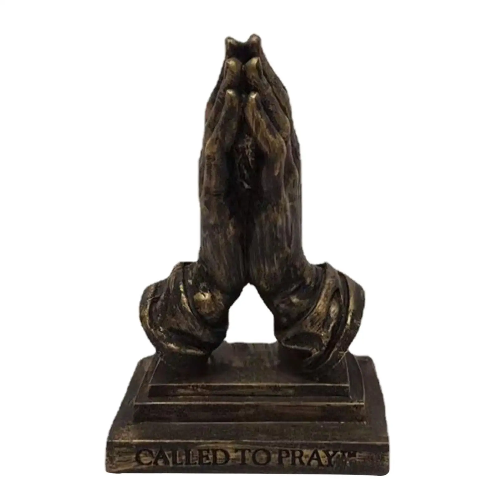

Retro Praying Hands Artwork Sculpture Decor Resin Gift 3D for Bedroom Home