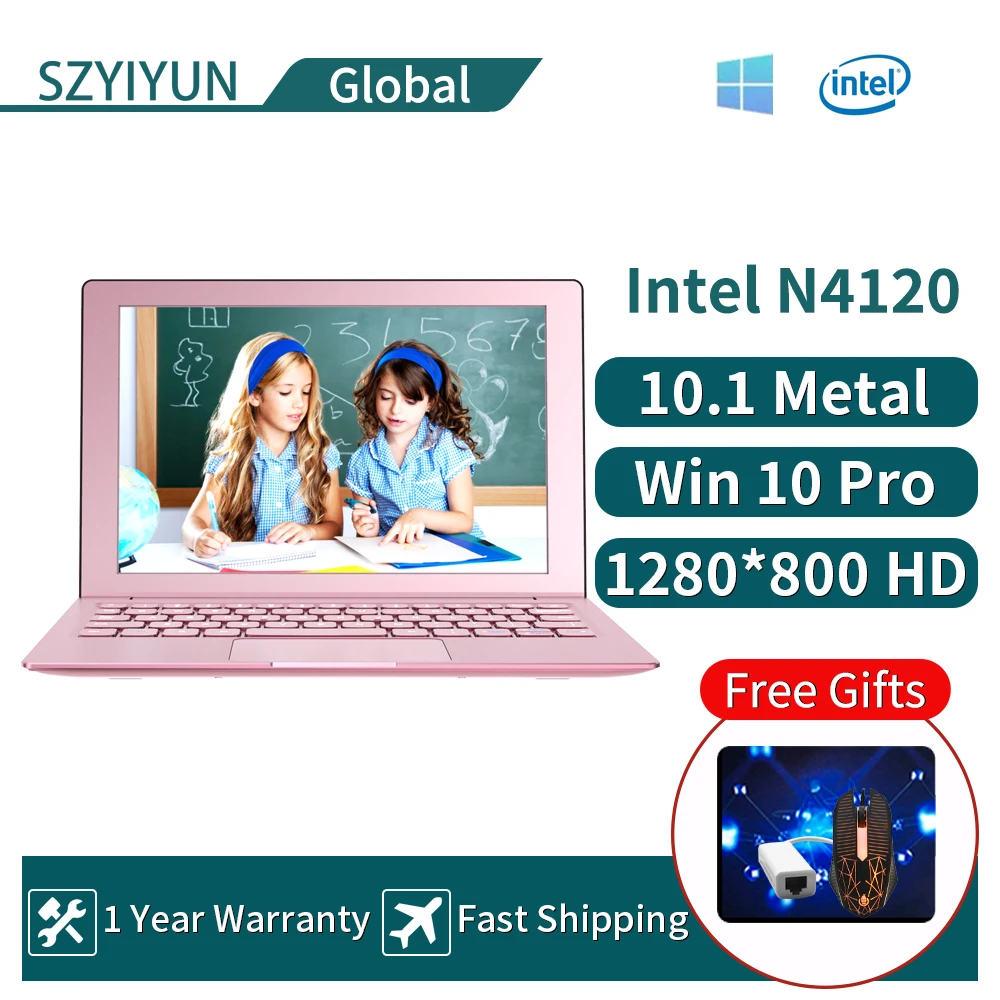 

Ноутбук Intel N4120, 10,1 дюйма, 6 ГБ ОЗУ + 128 ГБ/256 ГБ/512 ГБ/1 ТБ SSD