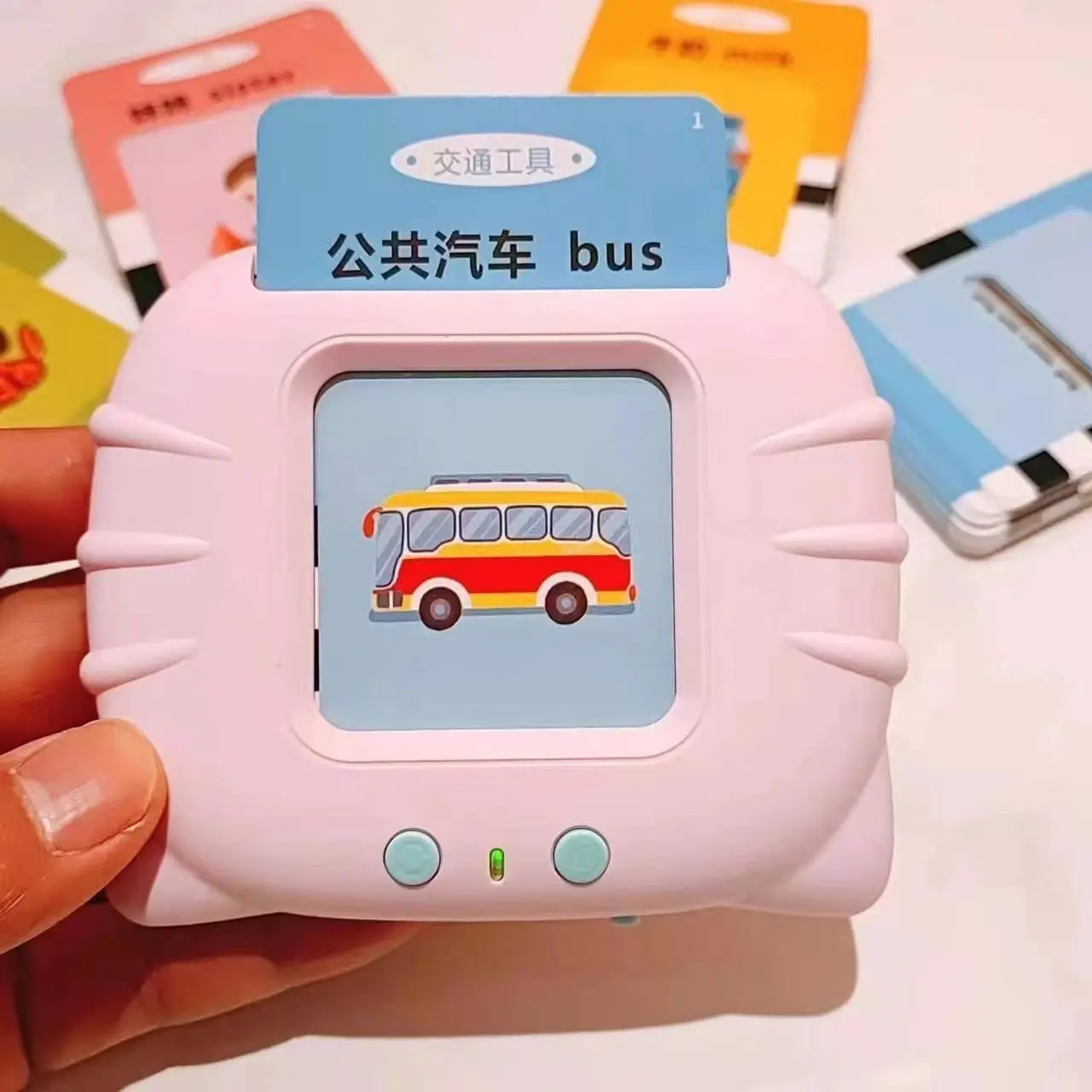 

Puzzle children's early education card machine 3-6 years old bilingual enlightenment literacy card learning machine