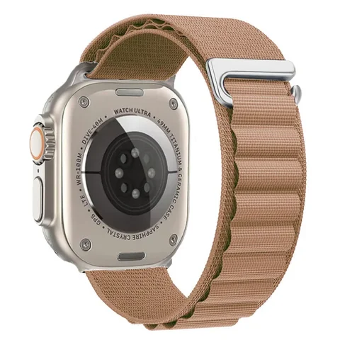 Ремешок Alpine для Apple Watch Ultra 49 мм 9 8 7 45 мм 41 мм, нейлоновый браслет для iWatch Series 6 5 4 3 SE 2 44 мм 40 мм 42 мм 38 мм