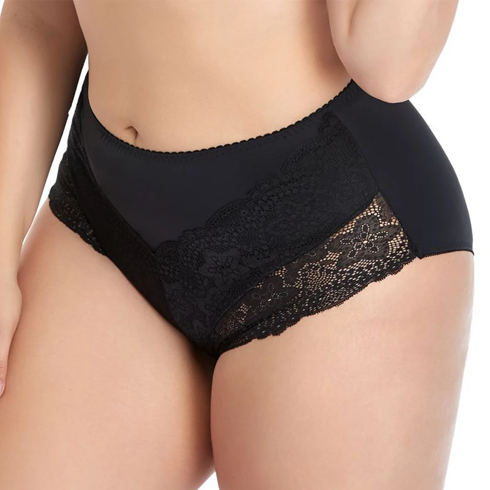 

Женские бесшовные трусики с кружевом, размеры 5XL