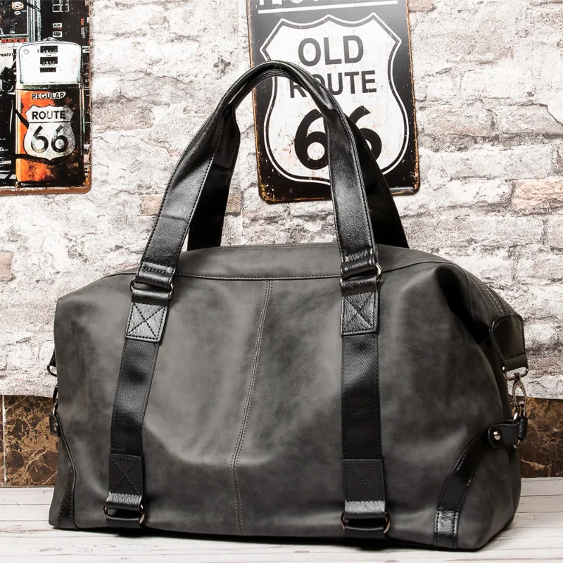 

Strap Travel Crossbody Style Capacity Bags Bag Leather Men's Bag Large Fashion With Korea Handbag Top-handle Shoulder New Men