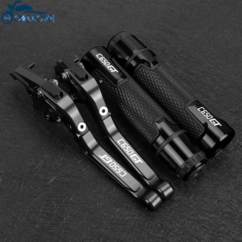 

FOR BMW C650 C650GT C 650 GT 2011-2017 Motorcycle Accessories CNC Aluminum Adjustable Clutch Brake Lever Handlebar grips ends