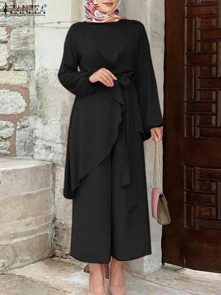 

Костюм спортивный женский в мусульманском стиле с длинным рукавом и асимметричными брюками