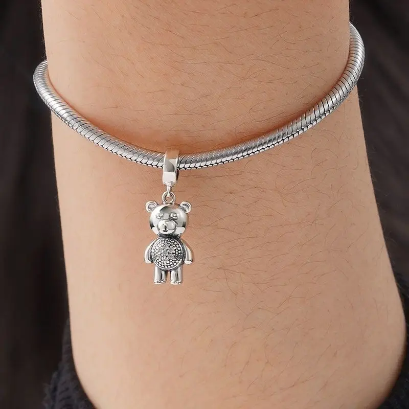 Невыцветающие серебряные подвески в виде яблока шоколада вишни самодельные