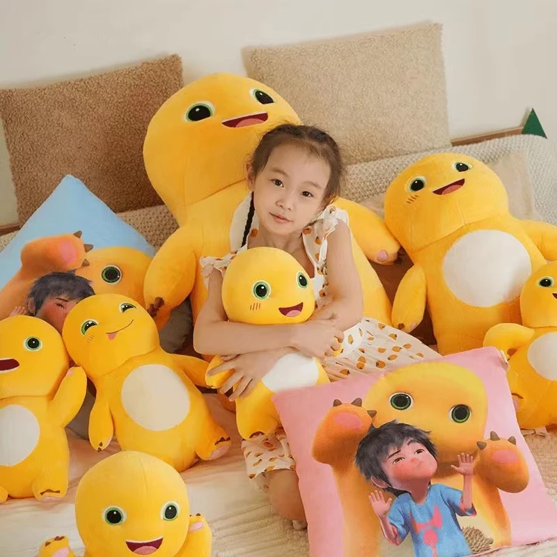 

35Cm Cute Child Tiktok Milk Dragon Styles Animal Doll Pp Cotton Filling Plush Soft Doll Pillow Cushion Kids Toys Birthday Gift