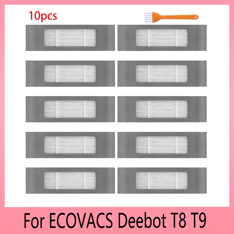 

Hepa Filter Parts Replacement For ECOVACS Deebot T8 T9 T9 AIVI Robot Vacuum Cleaner High Quality Filter Cotton Accessories