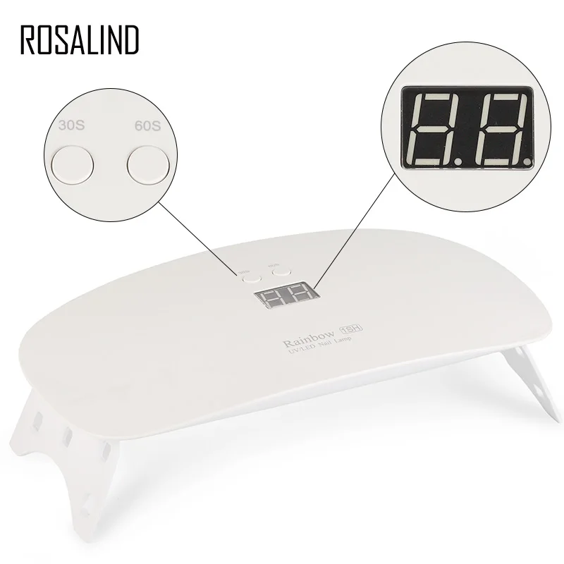 

УФ-лампа для сушки гель-лака для ногтей, 24 Вт