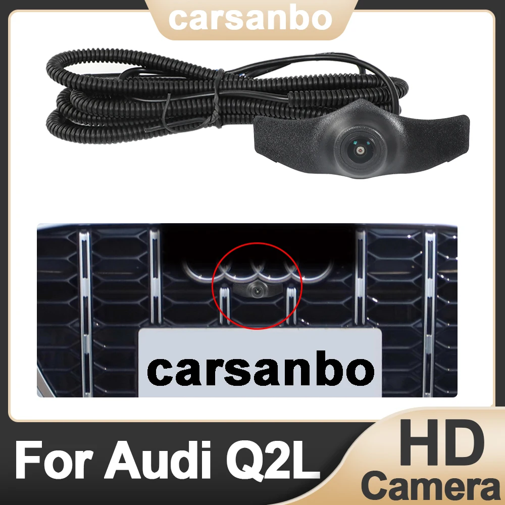 

Car for Audi 2022 Q2L Forward Logo Front View Camera 150 Degree Horizontal Angle Waterproof Night Vision Camera Auto Accessories