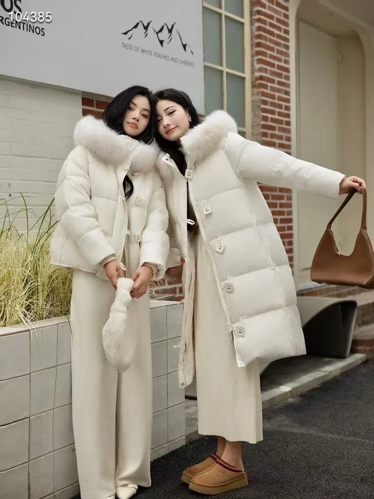 Новое зимнее женское пальто ветрозащитный толстый пуховик с воротником из