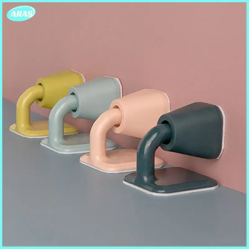 

Силиконовая самоклеящаяся дверная пробка без отверстий, наклейка без сверления, настенная защита, противоударный дверной держатель, дверной ограничитель, настенные принадлежности