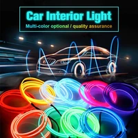 wire interior car led strip lights 4 in 1 line automotive led atmosphere light 6m car interior wiring diy flexible ambient light