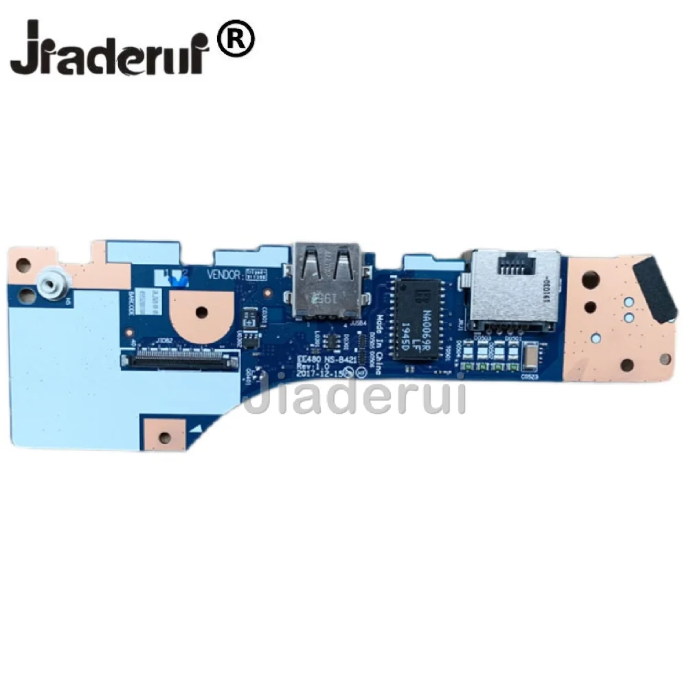 

New Original For Lenovo ThinkPad E480 E485 Power Switch Button Board USB Sub Card Board EE480 NS-B421 FRU 01LW175 02DL621