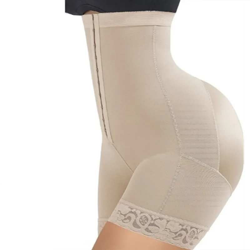 

Shapewear For Women High Waist Lace Tummy Control Hip Lifter Fajas Colombianas Butt Lifter Body Shaper Front Hooks