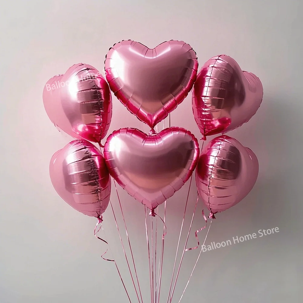 12 фольгированных шаров-сердец 18 дюймов хелен джонс клуб справедливых сердец