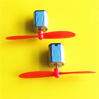 2setspack n20 3 3 7v 22000rpm micro dc motors with black red propeller cw ccw model airplane helicopter fans diy dropshipping