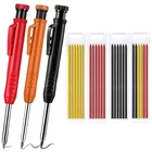 Деревообрабатывающие карандаши, твердые карандаши для столярных работ, механический карандаш, инструменты для столярных работ, инструмент для шлифовки глубоких отверстий, встроенная точилка