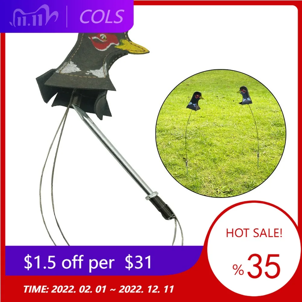 Shooting Target Plates Bullseye Portable Bird Shaped Paintball Hunting Target Bullseye Air Rifle Supplies Accessories