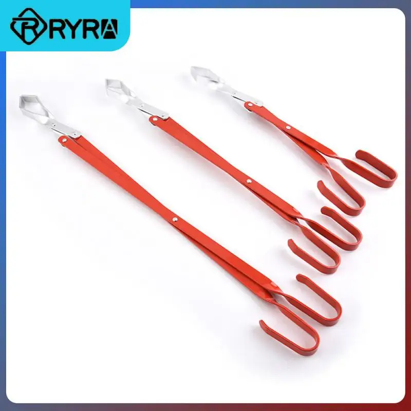 

Grill Camping Carbon Clip Aluminum Fire Pit Tool Fireplace Charcoal Clip Red Fire Pits Accessories Bbq Charcoal Fire Tongs