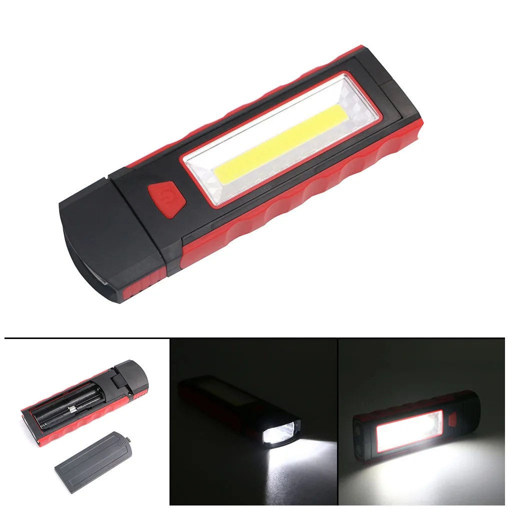 

Mini Work Light COB Foldable Lamps Rotating Hook Torch Lantern Adsorbable Flashlight Lighting Accessories Reparing Blue