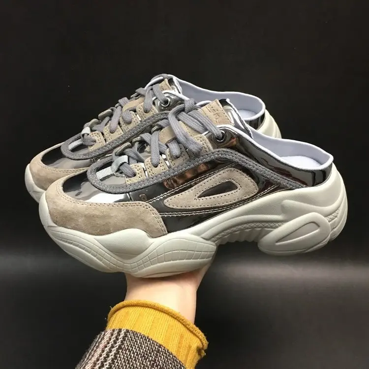 

Женские весенние кроссовки на массивной платформе, повседневная женская обувь, женские розовые кроссовки, Дамская обувь для тренировок, же...