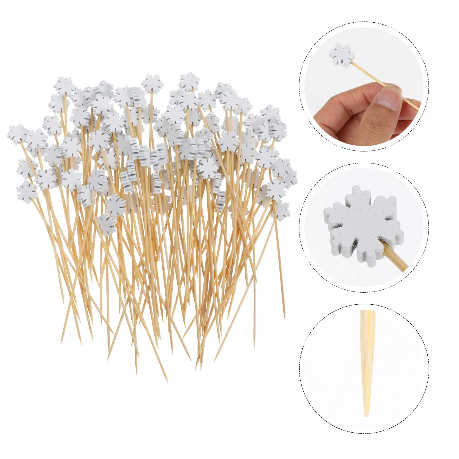 

100pcs Creative Mild Sticks Sticks Sticks One-time Sticks