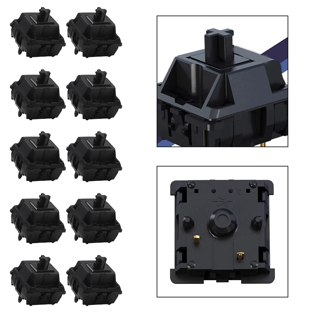 10 упаковок для Gateron Oil King V2 предварительно смазанные 5-контактные линейные