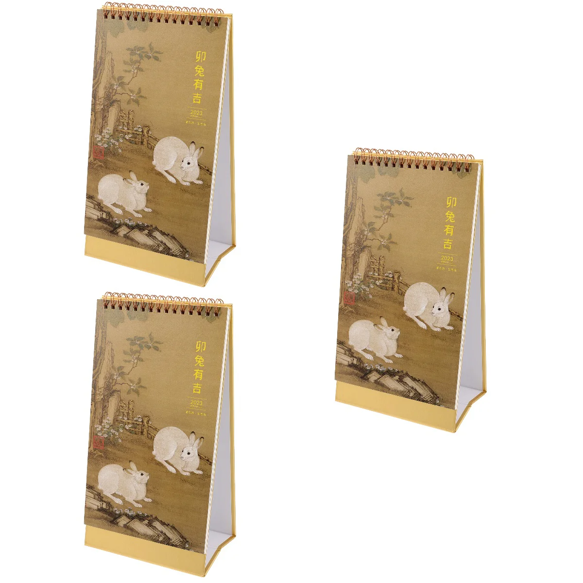

3pcs Desk Calendar 2023 Table Calendar Decoration Ornament for Home Office School