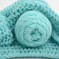 3pcs 100gball hand woven cotton wool diy send boyfriend female self woven scarf hand woven thick thread milk cotton knitting