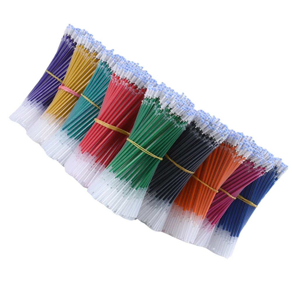 

50 Pcs Glitter Refill Cartridges Refills Portable Pen Neutral Replacements Graffiti Ink Marker Plastic Child Erasable Gel