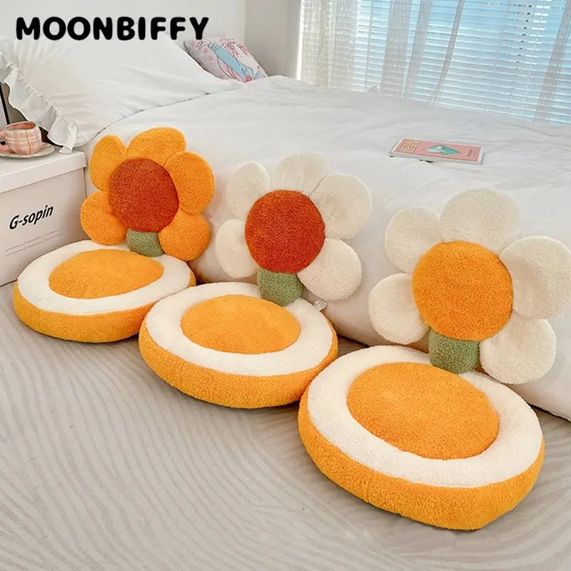 

Peluches Living Room Sofa Decorative Flower Cushion Office Chair Seat Waist Protection Back Cushion Soft Throw Pillow Home Decor