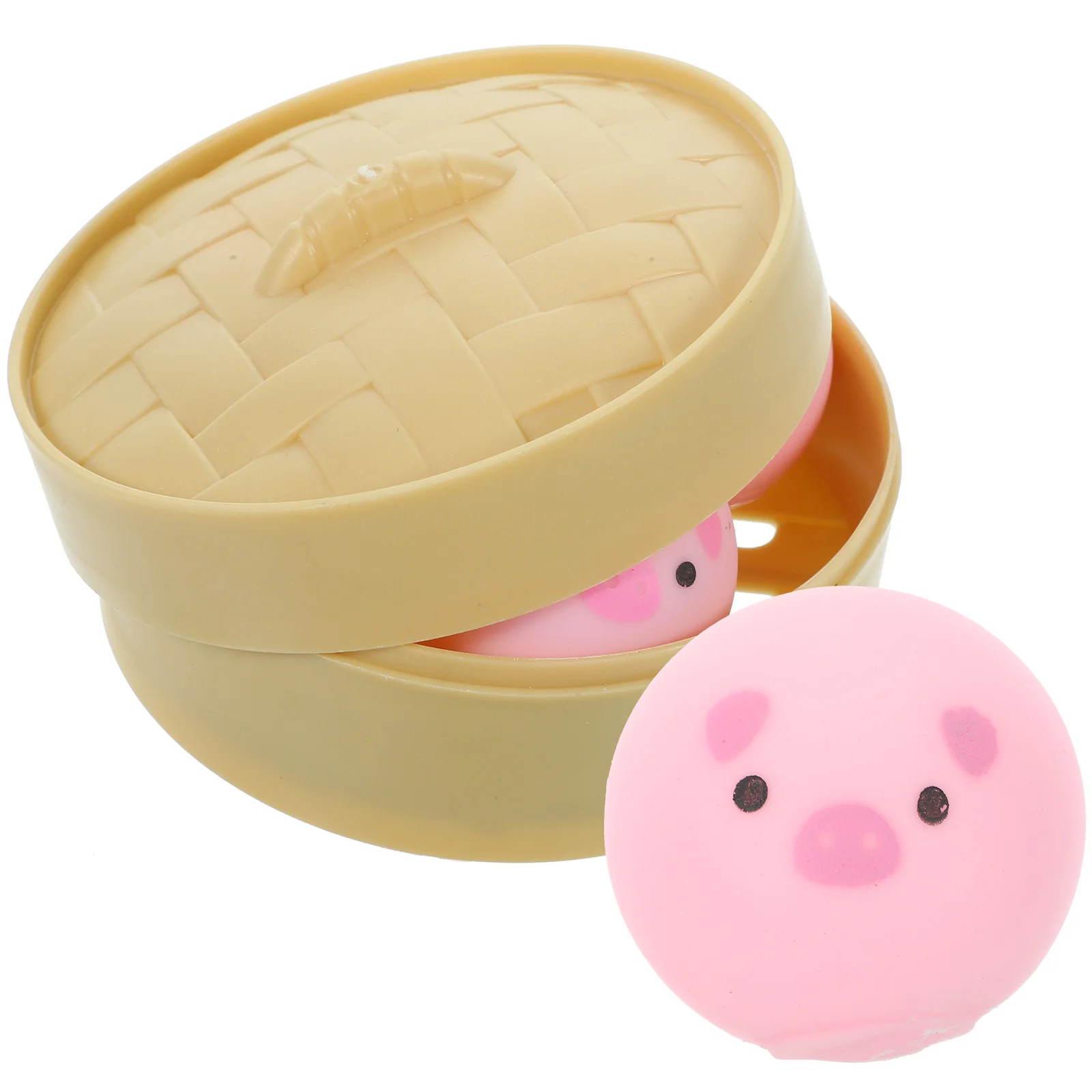 

Food Sensory Toys Funny Fidget Steamed Bun Squeeze Plastic Novelty Stress Child