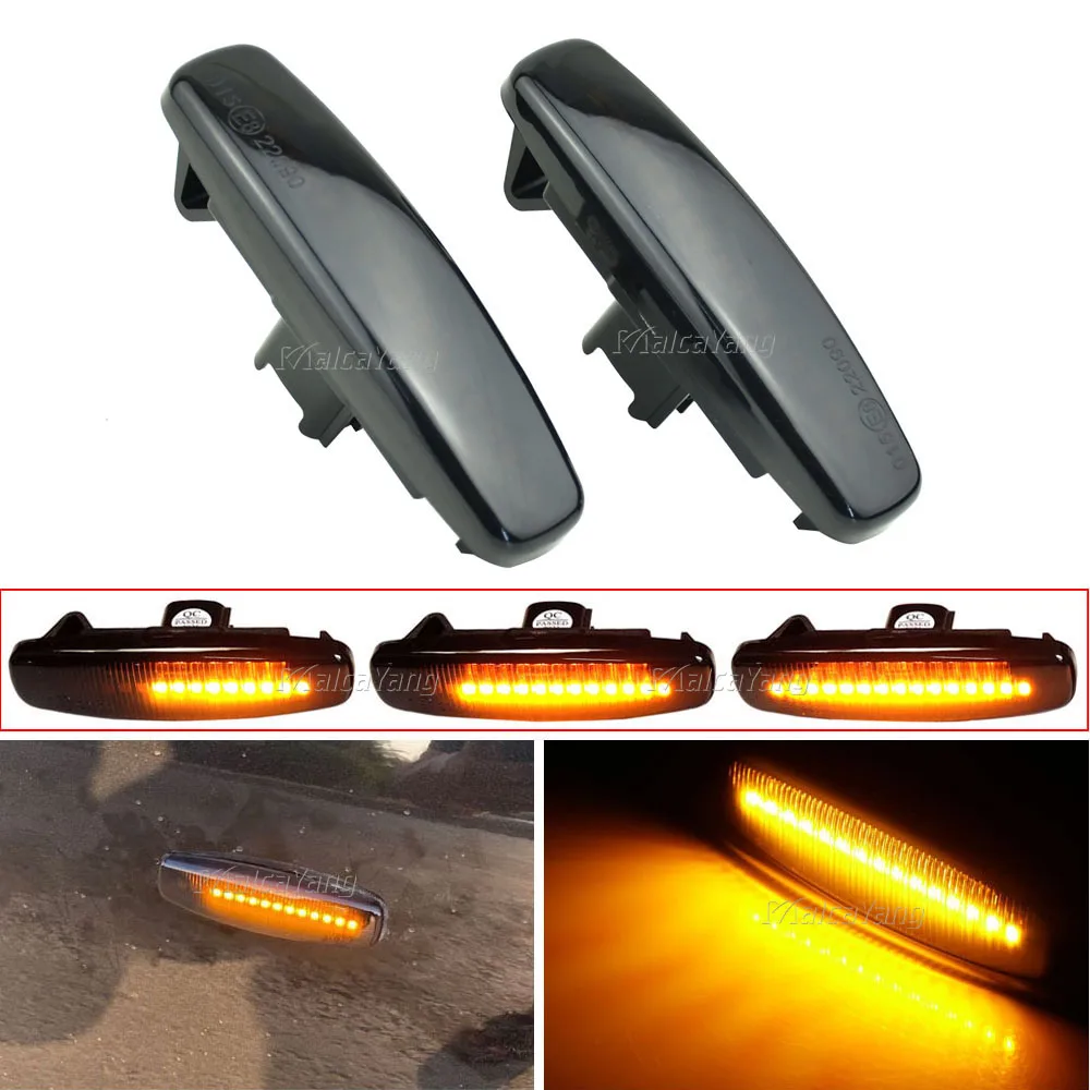 

LED Dynamic Turn Signal Light Side Marker Lamp Repeater Signal Lights For Infiniti EX25 EX35 EX37 FX35 For Nissan Murano Skyline